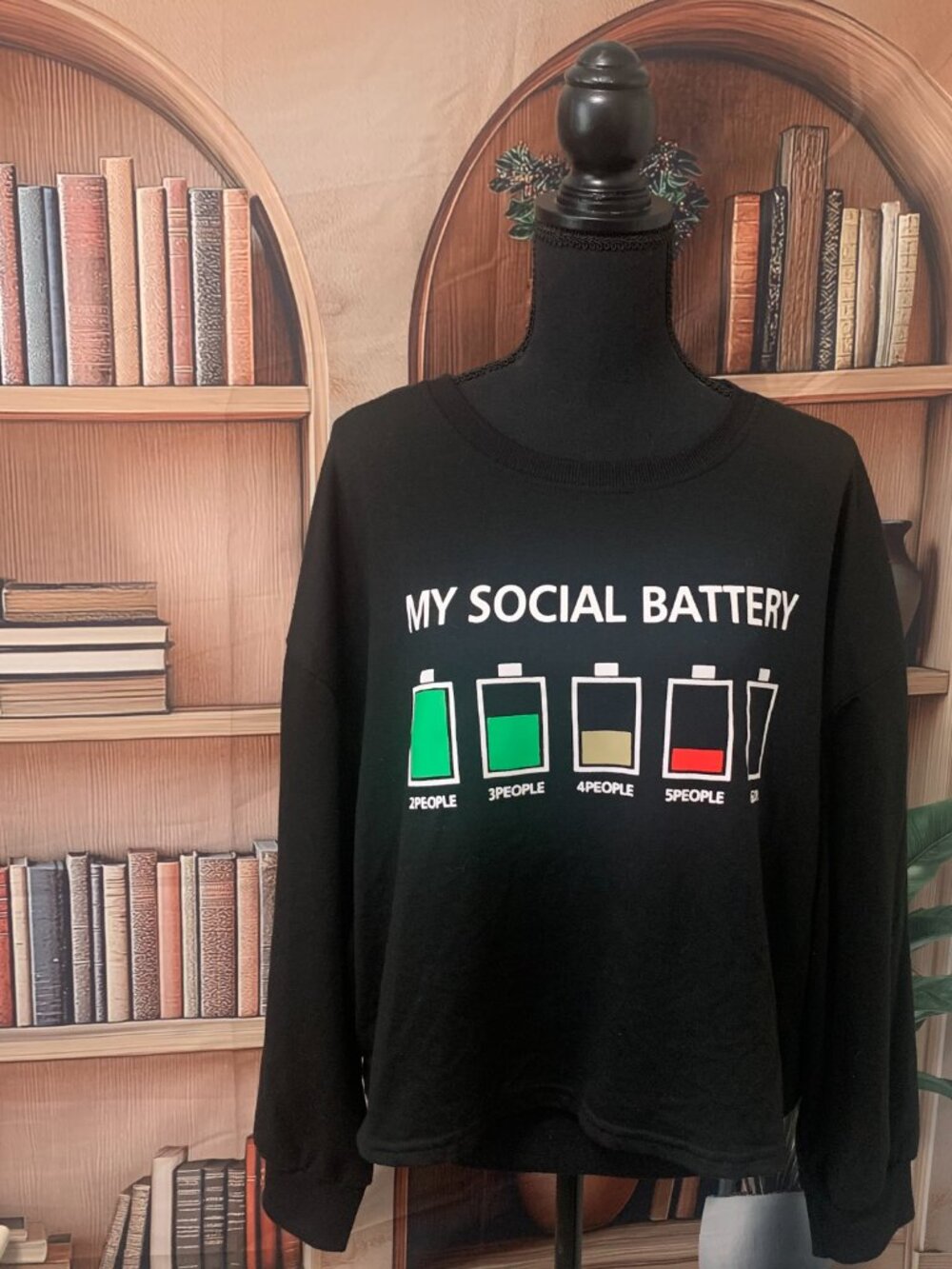 My Social Battery Top by Shein Curve